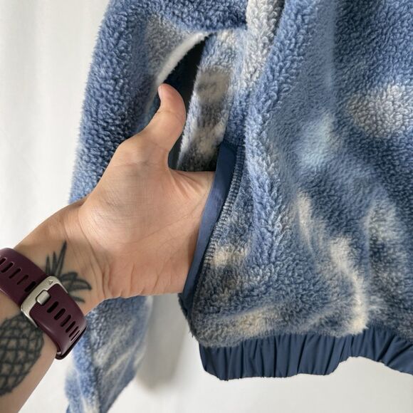 Offline by Aerie Hoodie Women's Small Cropped Fleece Full Zip Drawstring Pockets - Picture 6 of 10